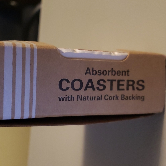 Tumbled Tile Absorbent Coasters - Picture 3 of 5